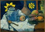Still life with teapot and fruits 1896
